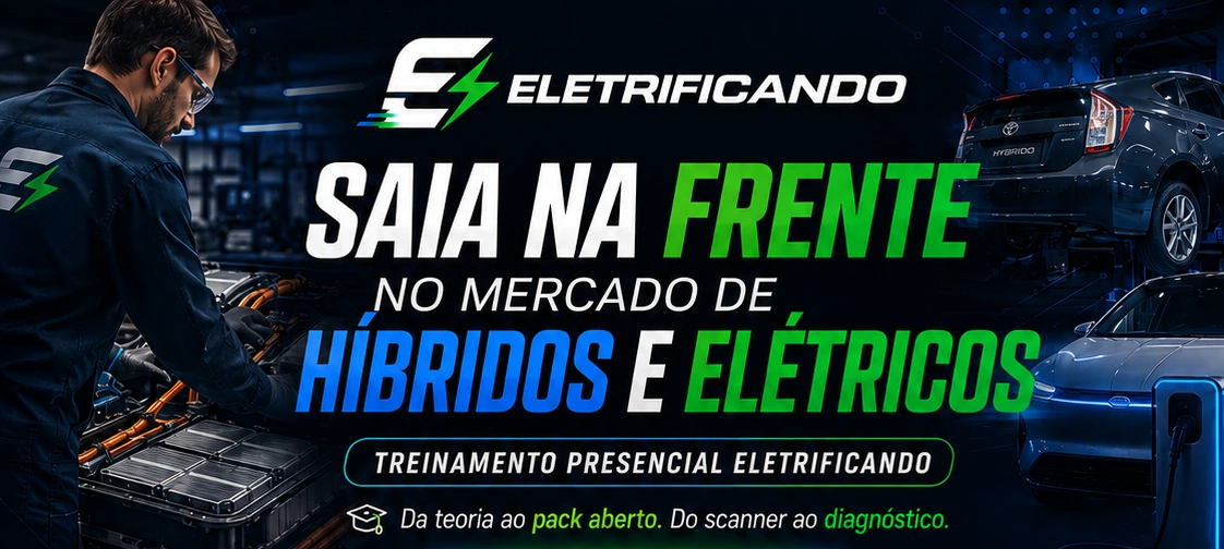 Treinamento Eletrificando em híbridos e elétricos